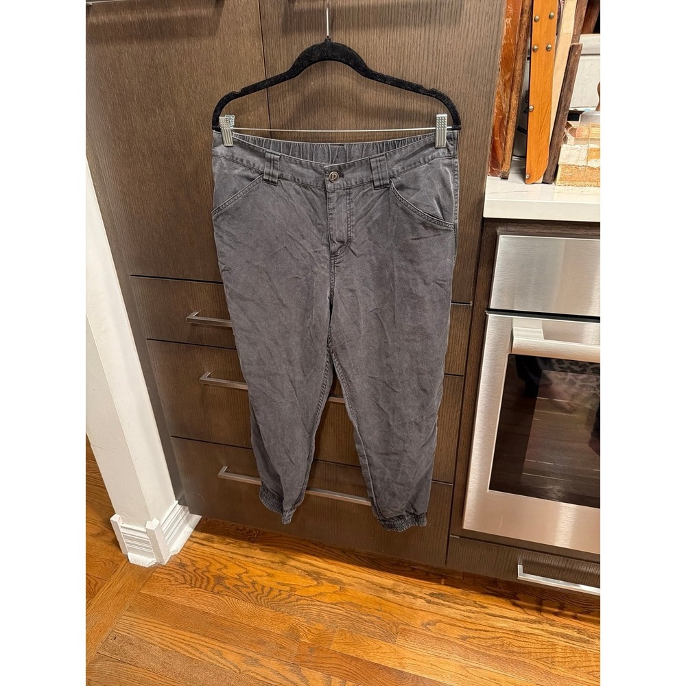 Patagonia Women's Size 12 Gray Lyocell Cropped Jogger Pants
